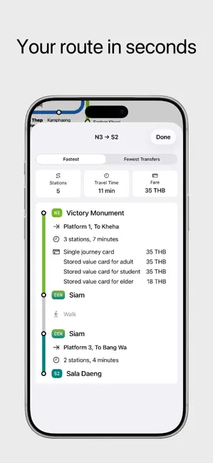 Bangkok City Metro iPhone screenshot 3