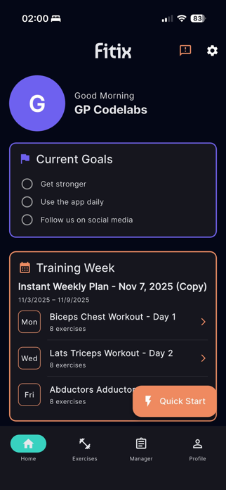Fitix Screenshot 1 of 10