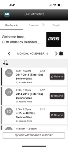 GR8 Athletics iPhone screenshot