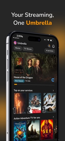 Umbrella: Discover Movies & TV screenshot