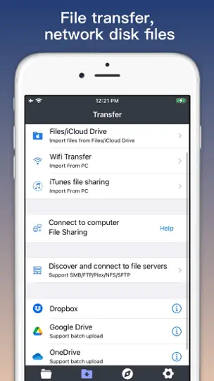 Скриншот Файловый менеджер - Видеоплеер на iPhone 2
