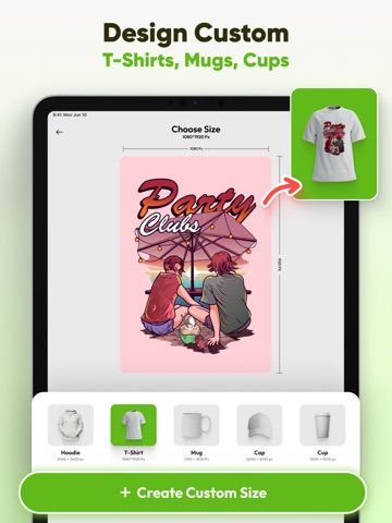 T-Shirt Designer & Printer iPad screenshot