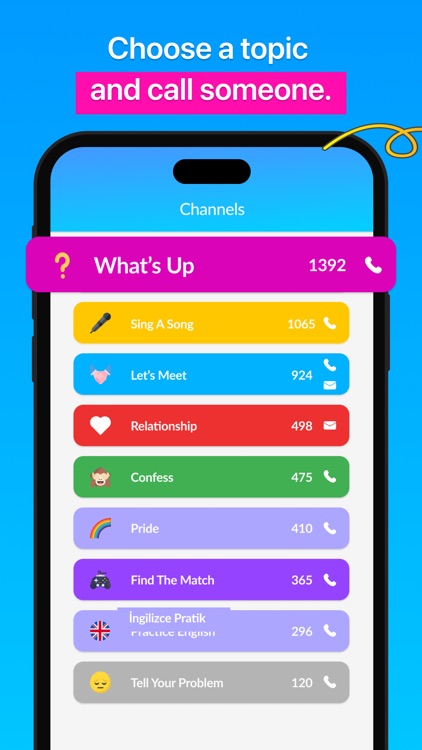 BlindID: Live & Group Chat