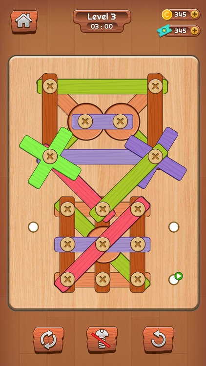 Screw A Wood Nuts Bolts Puzzle