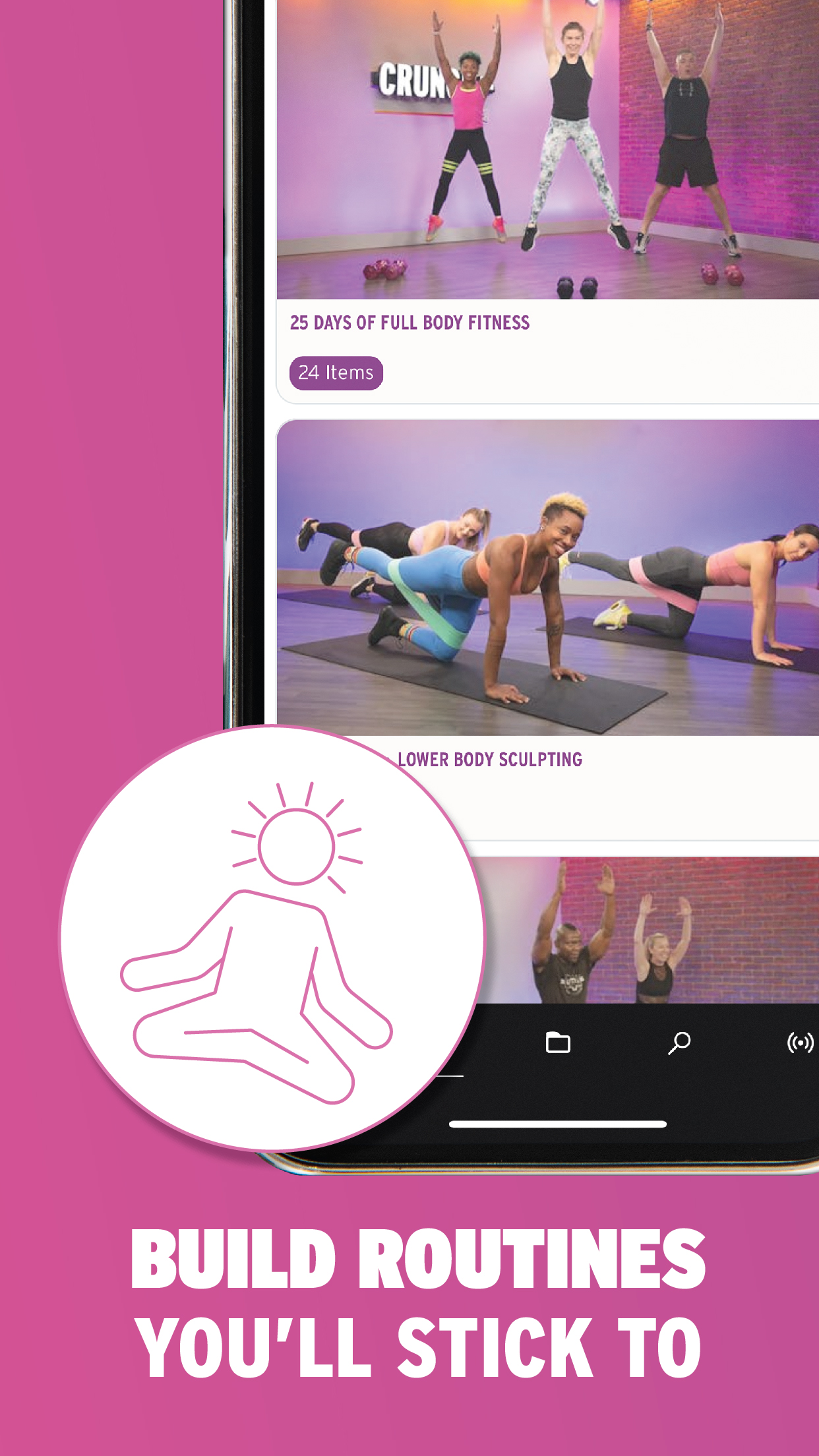 Crunch+ On-Demand Fitness