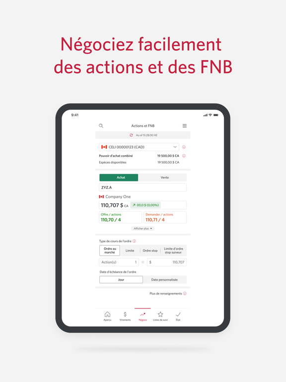 Screenshot #5 pour Gestion mobile des avoirs CIBC