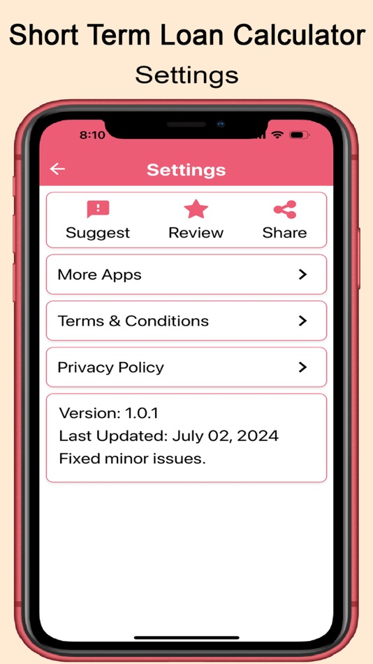 #4. Short Term Loan Calculator (iOS) 由: Quick Consulting and Management LLC