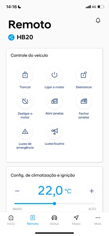 Hyundai Bluelink iPhone screenshot 2