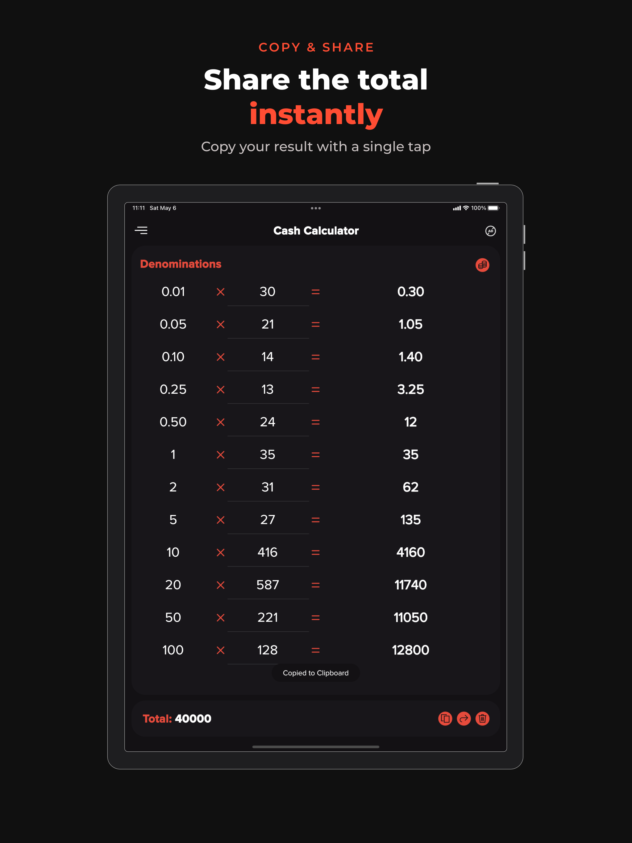 Cash Calculator: Money Counter screenshot 7