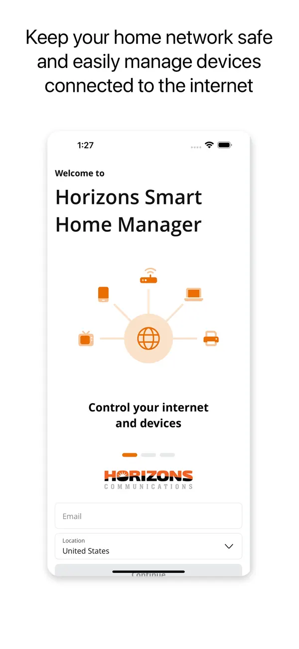 Screenshot #1 pour Horizons Smart Home Manager