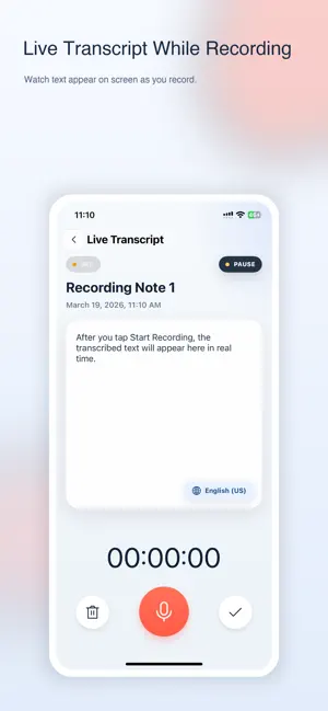 Yuansin:AI Recorder screenshot 1
