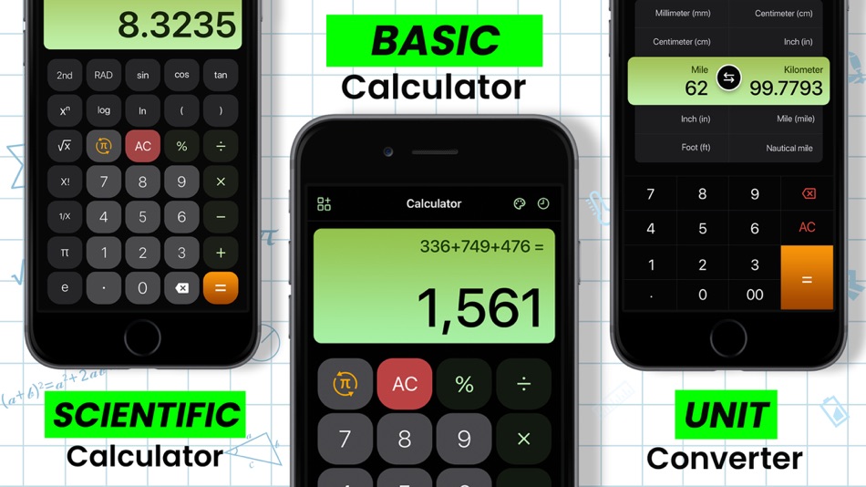#1. Calculator - 15 Calculators (iOS) 来自: RV AppStudios LLC