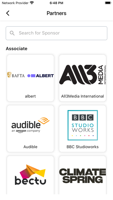 Screenshot #2 pour Edinburgh TV Festival App