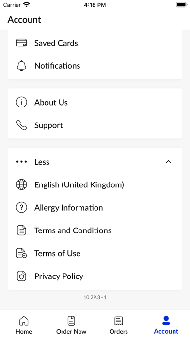 Aroma Indian Takeaway. Screenshot