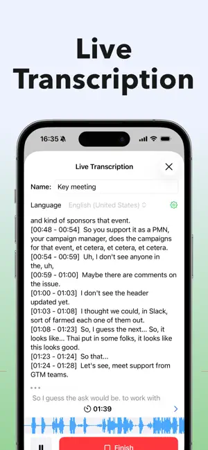 V2T: Whisper AI Transcription screenshot 2