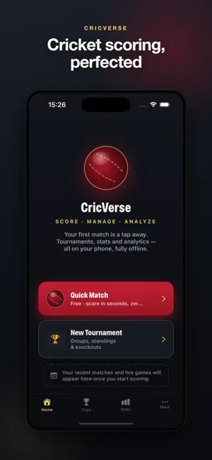 CricVerse: Cricket Scorer screenshot 1
