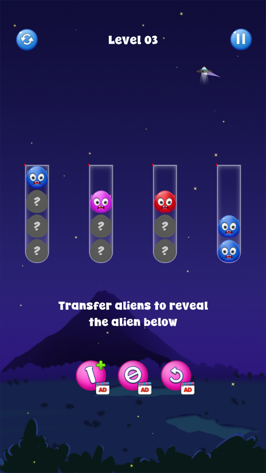 #2. Alien - Ball Sort Puzzle (iOS) By: Rocket Llama Games
