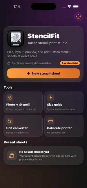 StencilFit screenshot 1