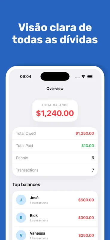 Quem Me Deve – OweList screenshot 5 of 7
