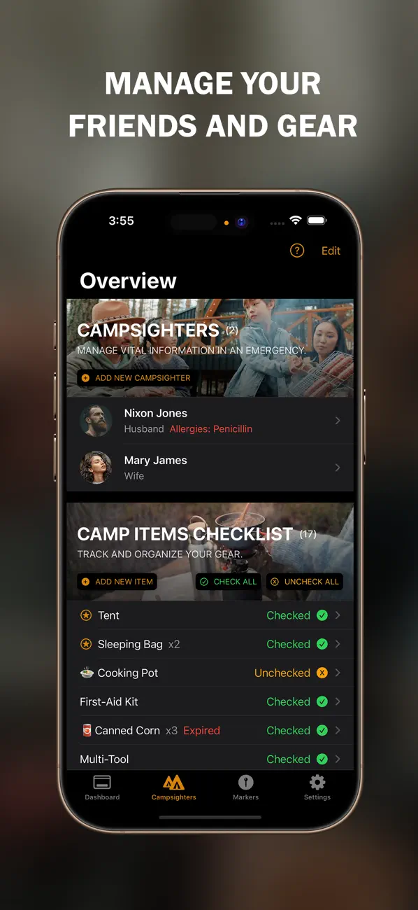 Screenshot #2 pour Campsighter