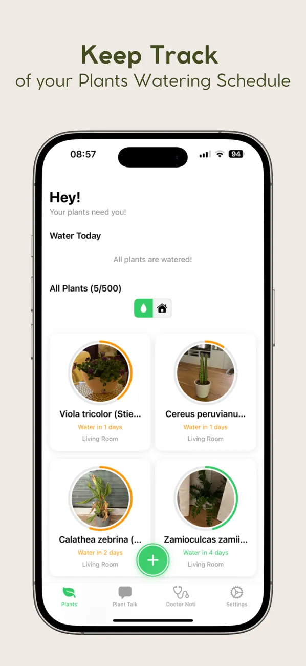 Screenshot #3 pour PlantNoti: Plant Care App