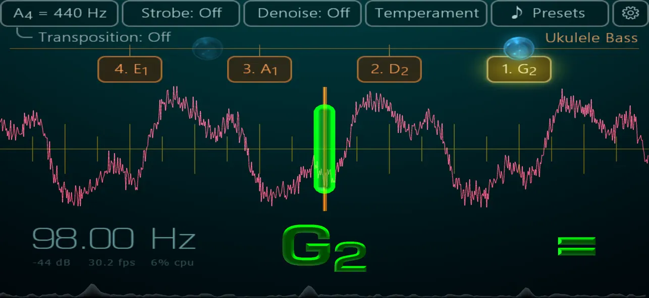 Screenshot #3 pour Airyware Tuner - strobe & more