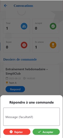 SimpliClub screenshot