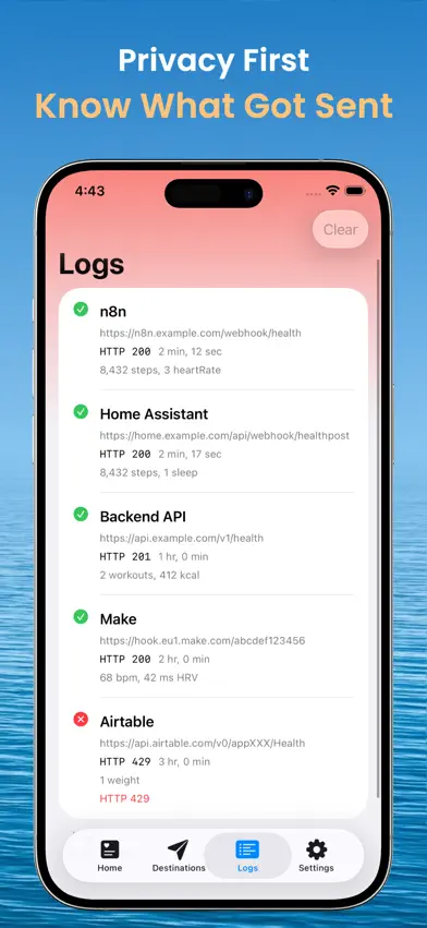 HealthPost: Health Webhook API screenshot 4