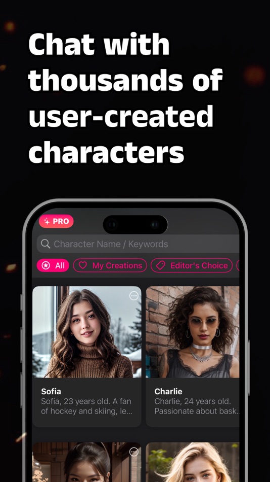#3. Twins AI - Chat with bots (iOS) 由: Easy Fasting Inc.