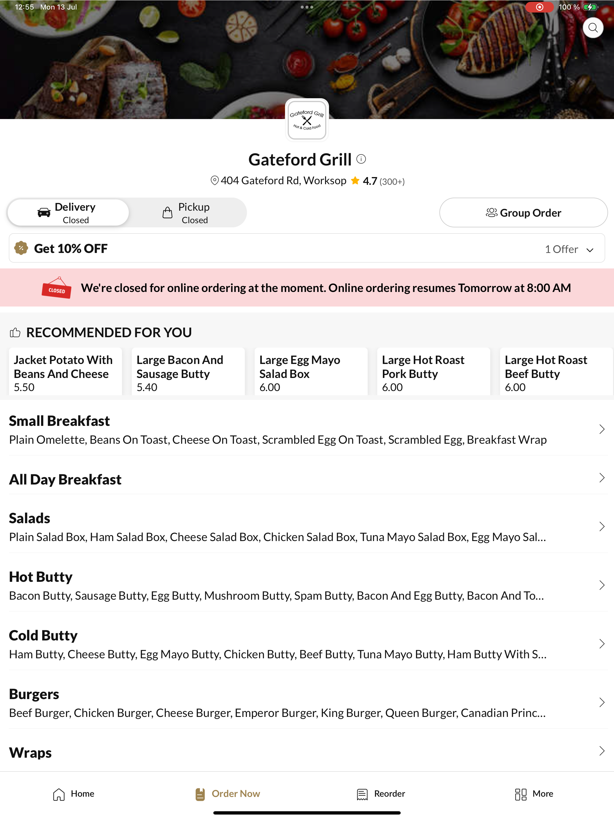 Gateford Grill, screenshot 7