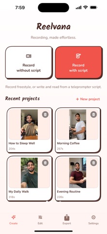 Reelvana: Teleprompter Video screenshot