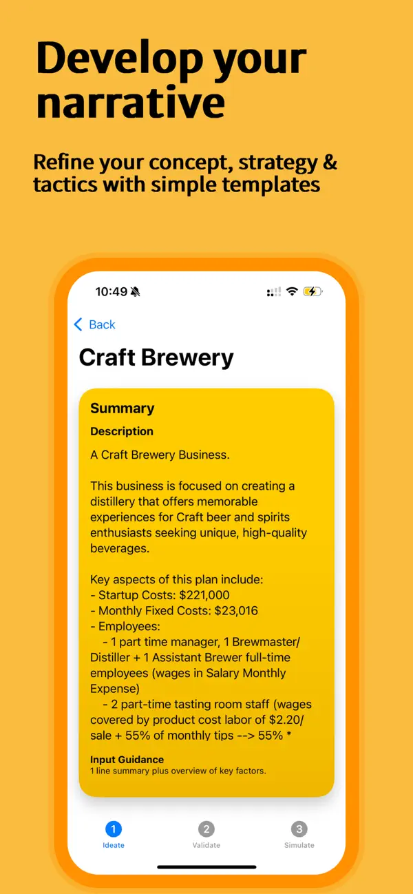#4. Monét - Startup Plan Builder (iOS) Von: Route Business Consulting, LLC
