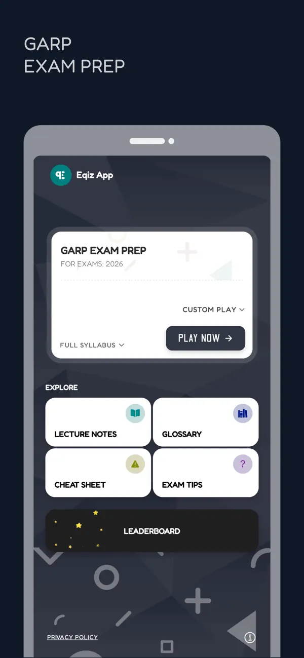 Screenshot #1 pour GARP Risk & AI Prep: 5-in-1