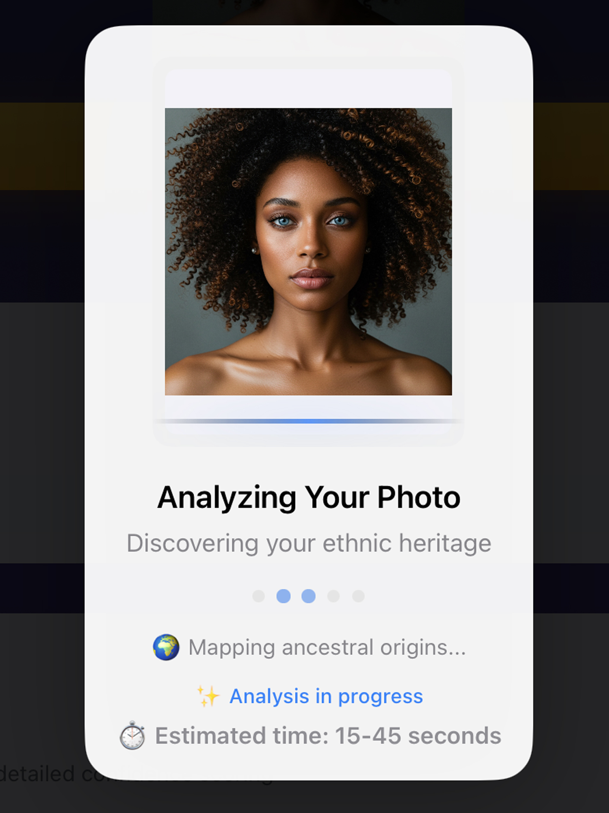 Ethnicity AI Photo Ancestry screenshot 6