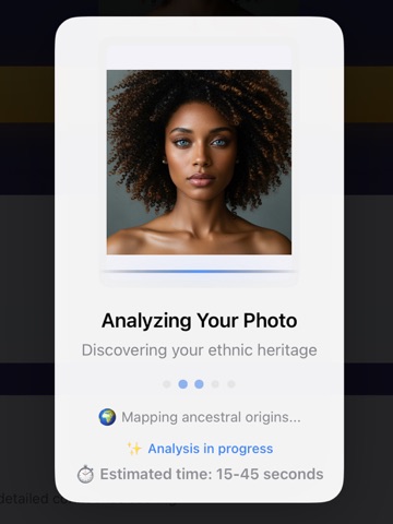 Ethnicity AI Photo Ancestry iPad screenshot