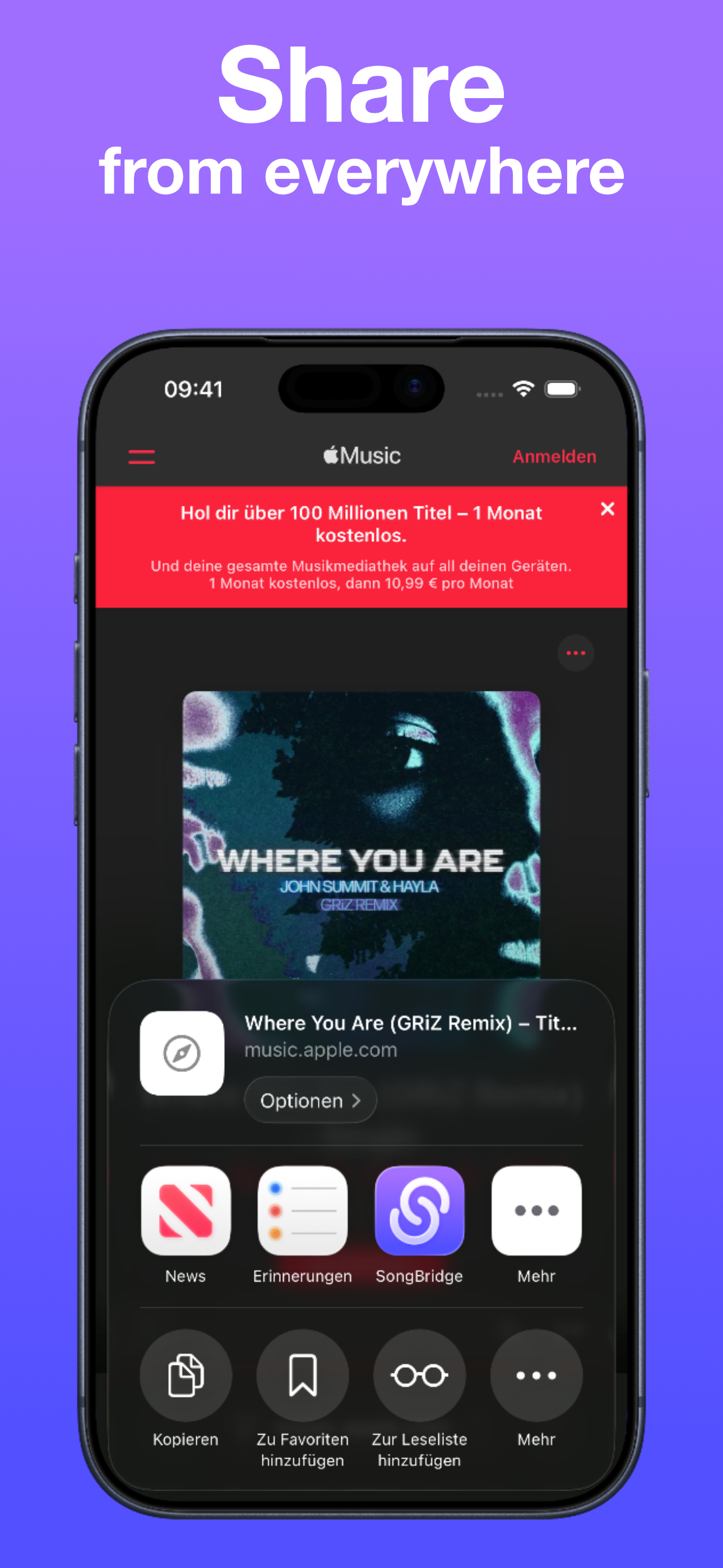 SongBridge - Universal Links screenshot 5