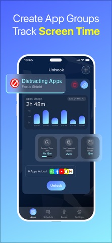 Unhook: App Blocker & Focus Screenshot 5 of 6