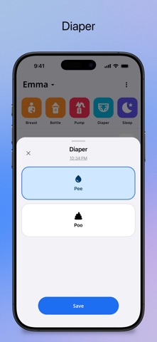 Baby Notes: Tracker & Journal iPhone screenshot