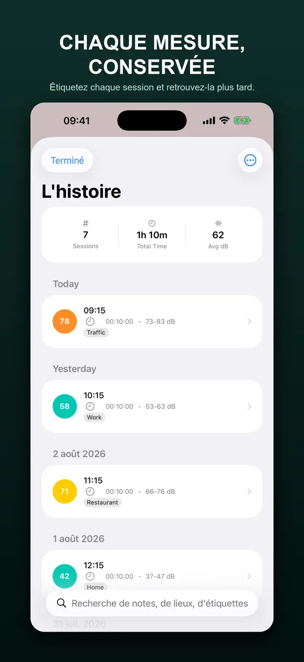 Screenshot #3 pour sonomètre | dB Level