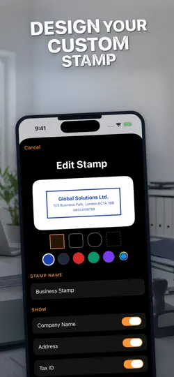 Stamp & Signature iPhone Ekran Görüntüsü 1