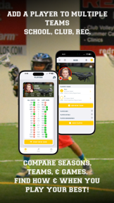 Lacrosse Simple Stats Tracker screenshot