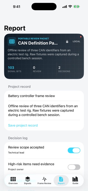 Framecairn: CAN Decoder screenshot 7