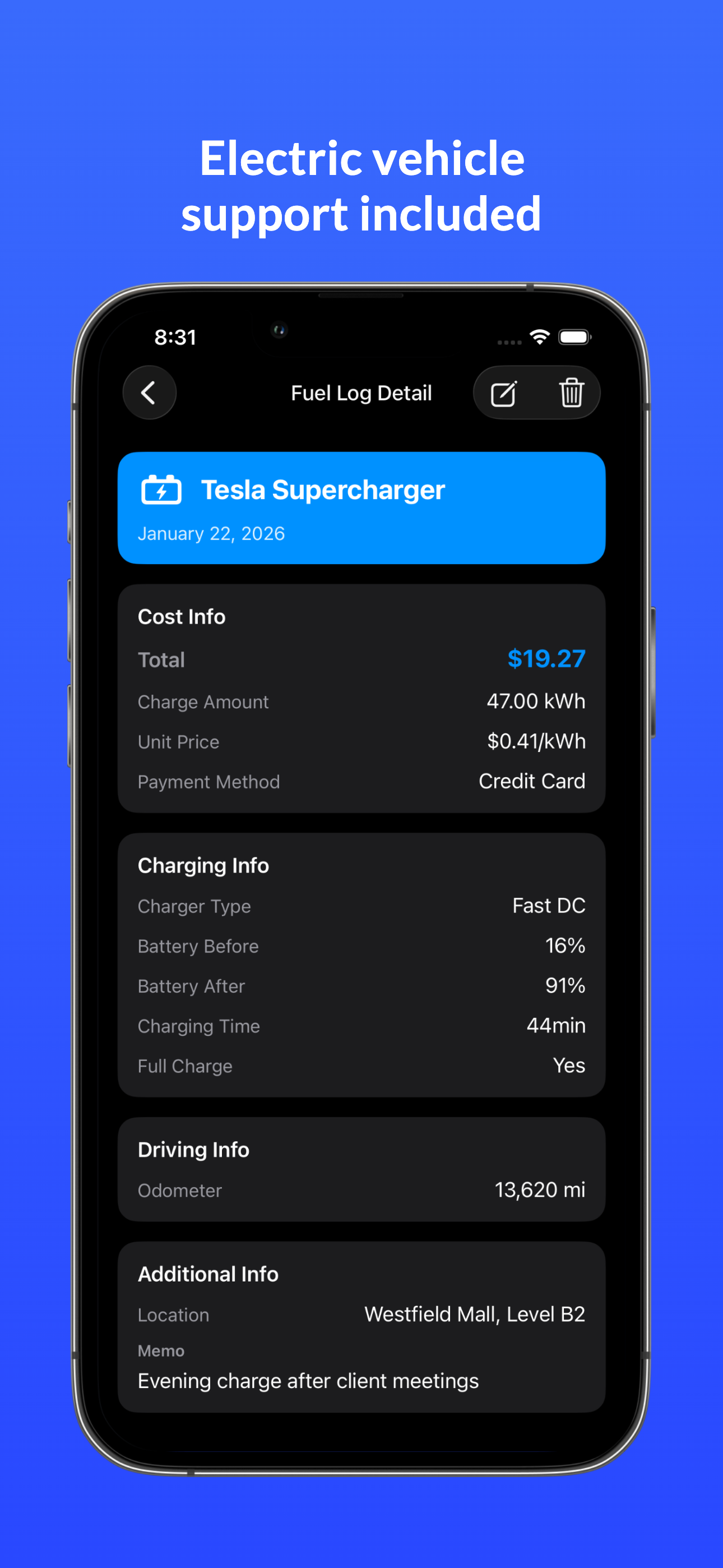 AutoLog: Car Maintenance Log screenshot 5