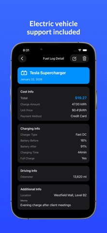 AutoLog: Car Maintenance Log iPhone screenshot