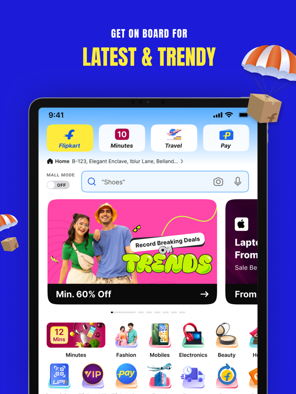 Flipkart - Online Shopping App iPad screenshot 1