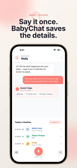 BabyChat: Baby Tracker screenshot 1
