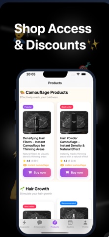 BaldApp screenshot