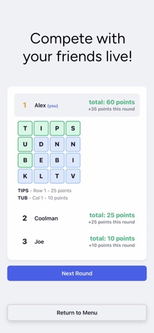 QuadWord Daily screenshot