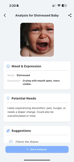 AI Baby Cry Analyser screenshot 2