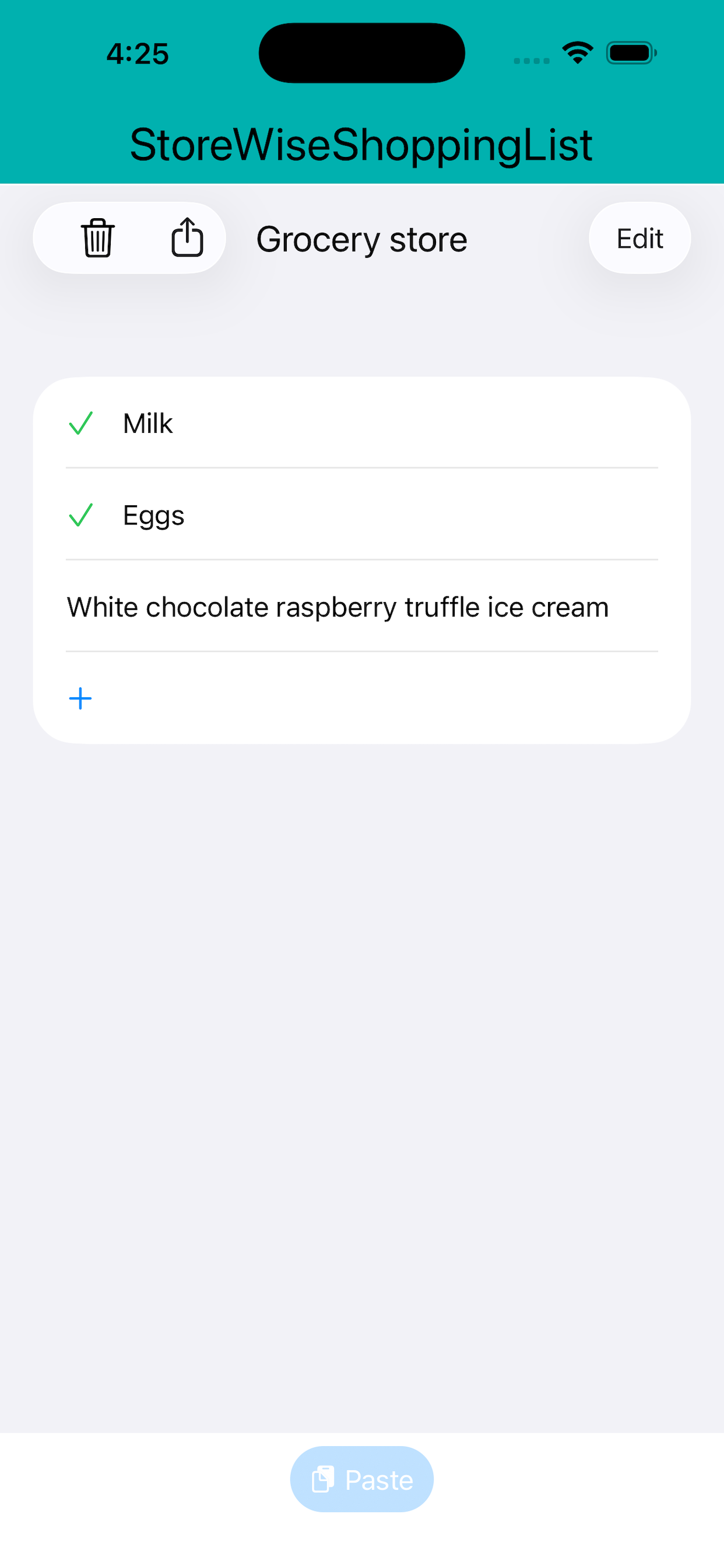 StoreWiseShoppingList screenshot 3